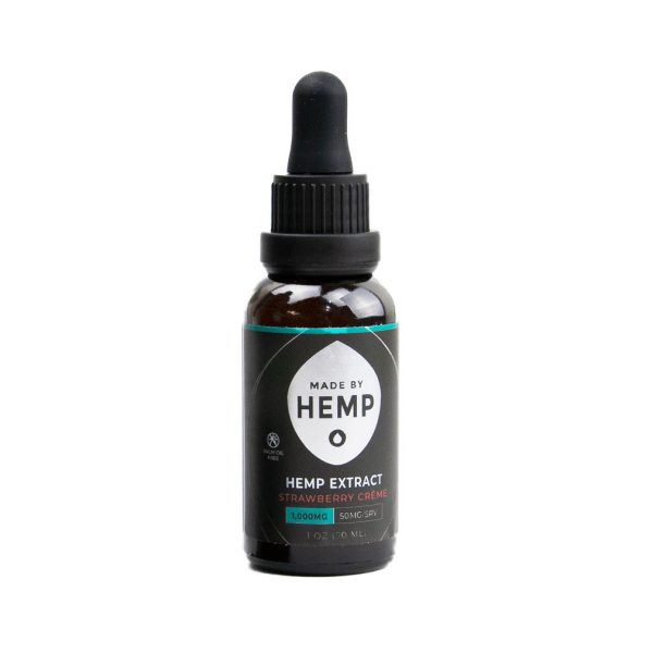 Hemp Extract 1oz (1,000mg) Strawberry Creme