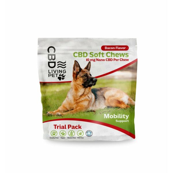 CBD DOG CHEWS BACON FLAVOR - MOBILITY SUPPORT